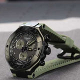 Tissot T Race Chronograph Black Dial Green Rubber Strap Watch for Men - T141.417.37.061.02 Authentic Buy Shop Now