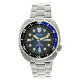 Seiko Prospex Deep Blue Batman Turtle Diver's Automatic Blue Dial Silver Steel Strap Watch for Men - SRPC25J1 Authentic Buy Shop Now