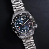 Seiko Prospex Diver Scuba Automatic Blue Dial Silver Steel Strap Watch for Men - SBEJ021 Authentic Buy Shop Now