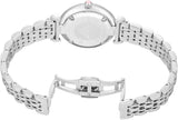 Emporio Armani Gianni T-Bar Pink Dial Silver Steel Strap Watch for Women - AR11686 Authentic Buy Shop Now