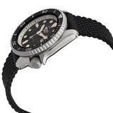 Seiko 5 Sports SKX Automatic Black Dial Black Silicone Strap Watch for Men - SRPD73K2 Authentic Buy Shop Now