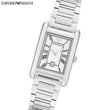 Emporio Armani Gino Mother of Pearl Dial Silver Steel Strap Watch for Men - AR11664 Authentic Buy Shop Now