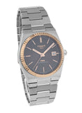 Tissot PRX Powermatic 80 18K Gold Brown Dial Silver Steel Strap Watch for Men - T931.407.41.291.00 Authentic Buy Shop Now