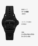 Emporio Armani World Explorer Orange Dial Black Silicone Strap Watch for Men - AR11684 Authentic Buy Shop Now