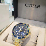 Citizen Mechanical Automatic Blue Dial Two Tone Steel Strap Watch for Men - NJ0174-82L Authentic Buy Shop Now