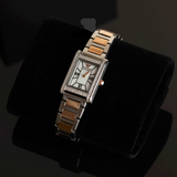 Emporio Armani Genni Mother of Pearl Dial Two Tone Steel Strap Watch for Women - AR11626 Authentic Buy Shop Now