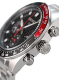 Seiko Prospex Speedtimer Solar Chronograph Black Dial Silver Steel Strap Watch for Men - SSC915 Authentic Buy Shop Now