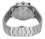 Emporio Armani Racer Chronograph White Dial Silver Steel Strap Watch for Men - AR11645 Authentic Buy Shop Now