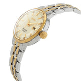 Seiko Presage Cocktail Time Automatic Diamonds White Dial Two Tone Steel Strap Watch for Women - SRE010J1 Authentic Buy Shop Now