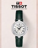 Tissot Bellissima Small Lady Mother of Pearl Dial Green Leather Strap Watch for Women - T126.010.16.113.02