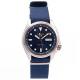 Seiko 5 Sports Automatic Blue Dial Blue Nylon Strap Watch for Men - SRPE63K1 Authentic Buy Shop Now