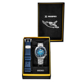 Seiko Prospex US Special Edition Automatic Blue Dial Silver Steel Strap Watch for Men - SRPH59 Authentic Buy Shop Now