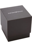 Emporio Armani Classic Crystals Silver Dial Black Leather Strap Watch for Women - AR11660 Authentic Buy Shop Now