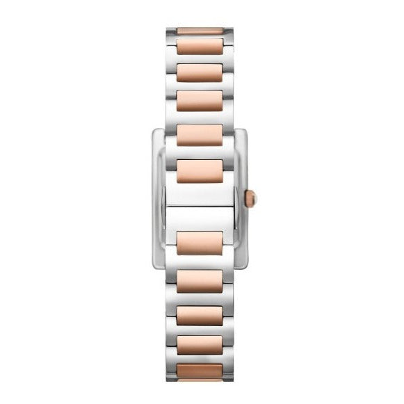 Emporio Armani Genni Mother of Pearl Dial Two Tone Steel Strap Watch for Women - AR11626 Authentic Buy Shop Now
