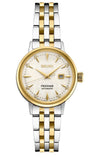 Seiko Presage Cocktail Time Automatic Diamonds White Dial Two Tone Steel Strap Watch for Women - SRE010J1 Authentic Buy Shop Now