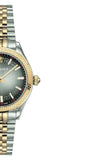 Versace Hellenyium Grey Dial Two Tone Steel Strap Watch for Women - VEHU00520 Authentic Buy Shop Now