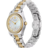 Emporio Armani Federica Mother of Pearl Dial Two Tone Steel Strap Watch for Women - AR11559 Authentic Buy Shop Now