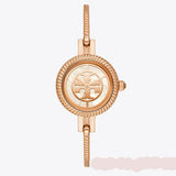 Tory Burch Riva Rose Gold Dial Rose Gold Steel Strap Watch for Women - TBW4037 Authentic Buy Shop Now