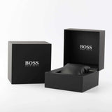 Hugo Boss Candor Black Dial Gold Steel Strap Watch for Men - 1514077 Authentic Buy Shop Now