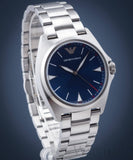 Emporio Armani Frederico Analog Blue Dial Silver Steel Strap Watch for Men - AR11620 Authentic Buy Shop Now