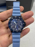 Emporio Armani Sea Explorer Divers Blue Dial Blue Silicone Strap Watch for Men - AR11685 Authentic Buy Shop Now