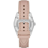 Emporio Armani Tazio Mother of Pearl Dial Pink Leather Strap Watch for Women - AR6133 Authentic Buy Shop Now