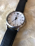 Emporio Armani Luigi White Dial Black Leather Strap Watch for Men - AR1694 Authentic Buy Shop Now