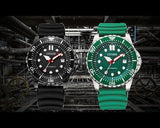 Citizen Mechanical Automatic Green Dial Green Rubber Strap Watch for Men - NJ0129-10X Authentic Buy Shop Now