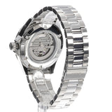 Hugo Boss Troper Automatic Chronograph Green Dial Silver Steel Strap Watch for Men - 1514200