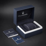 Maserati SFIDA Special Edition Automatic Blue Dial Silver Steel Strap Watch for Men - R8823140013 Authentic Buy Shop Now