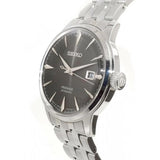 Seiko Presage Cocktail Time Automatic Black Dial Silver Steel Strap Watch for Men - SRPE17J1 Authentic Buy Shop Now