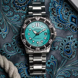 Citizen Mechanical Automatic Turquoise Dial Silver Steel Strap Watch for Men - NJ0170-83X Authentic Buy Shop Now