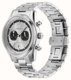 Emporio Armani Racer Chronograph Silver Dial Silver Steel Strap Watch for Men - AR11636 Authentic Buy Shop Now