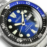 Seiko Prospex Deep Blue Batman Turtle Diver's Automatic Blue Dial Silver Steel Strap Watch for Men - SRPC25J1 Authentic Buy Shop Now