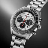 Seiko Prospex Speedtimer Solar Chronograph Silver Dial Silver Steel Strap Watch for Men - SSC911 Authentic Buy Shop Now