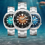 Seiko Prospex US Special Edition Automatic Blue Dial Silver Steel Strap Watch for Men - SRPH59 Authentic Buy Shop Now