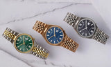 Citizen Tsuyosa 60 Automatic Blue Dial Rose Gold Steel Strap Watch for Men - NK0023-57L Authentic Buy Shop Now