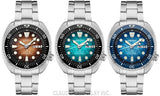 Seiko Prospex US Special Edition King Turtle Automatic Brown Dial Silver Steel Strap Watch for Men - SRPH55 Authentic Buy Shop Now