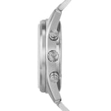 Emporio Armani Racer Chronograph Silver Dial Silver Steel Strap Watch for Men - AR11636 Authentic Buy Shop Now