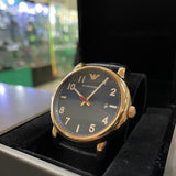 Emporio Armani Luigi Blue Dial Blue Leather Strap Watch for Men - AR11135 Authentic Buy Shop Now