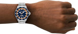 Emporio Armani Sea Explorer Blue Dial Silver Steel Strap Watch for Men - AR60090 Authentic Buy Shop Now