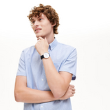 Lacoste Moon Multifunction White Dial Blue Leather Strap Watch for Men - 2010975 Authentic Buy Shop Now