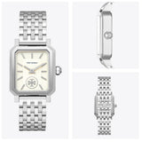 Tory Burch Robinson White Dial Silver Steel Strap Watch for Women - TBW1510 Authentic Buy Shop Now