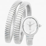 Just Cavalli After Party Silver Dial Silver Steel Strap Watch for Women - JC1L269M0015