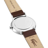 Lacoste Moon Multifunction Blue Dial Brown Leather Strap Watch for Men - 2010976 Authentic Buy Shop Now
