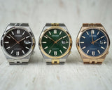 Citizen Tsuyosa 60 Automatic Green Dial Two Tone Steel Strap Watch for Men - NK0024-54X