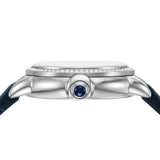Emporio Armani Mia Moonphase Blue Dial Blue Leather Strap Watch for Women - AR11629 Authentic Buy Shop Now