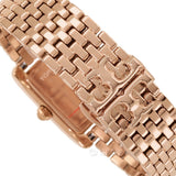 Tory Burch Eleanor Mother of Pearl White Dial Rose Gold Steel Strap Watch for Women - TBW1079 Authentic Buy Shop Now