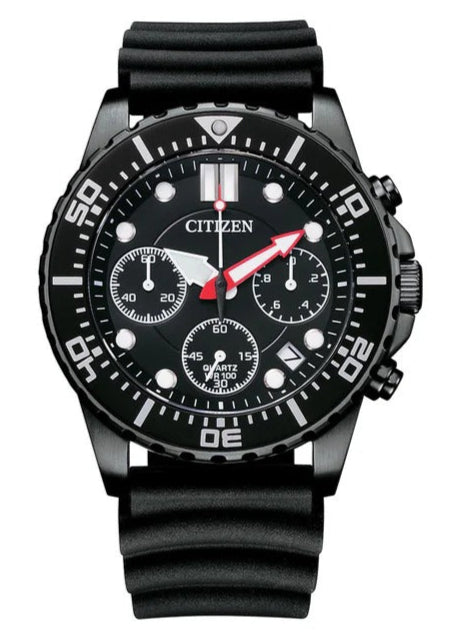 Citizen Mechanical Automatic Black Dial Black Rubber Strap Watch for Men - NJ0125-11E Authentic Buy Shop Now
