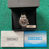 Seiko 5 Sports Automatic Black Dial Silver Steel Strap Watch for Men - SRPC61J1 Authentic Buy Shop Now